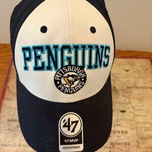 ’47 Brand Penguins Snapback Hat – Like New – $23 CAD